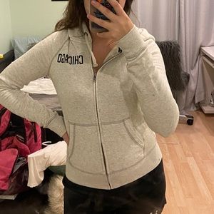 Victoria Secret PINK Long Sleeve Zip Up Hoodie
